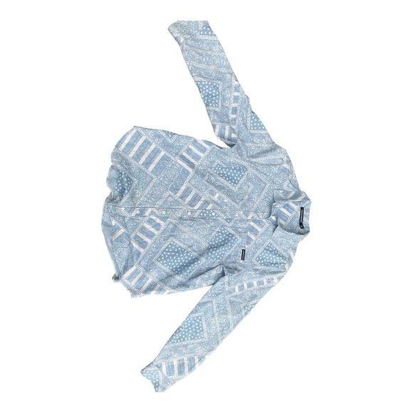 Calvin Klein men’s button up shirt large blue and white - Picture 3 of 3